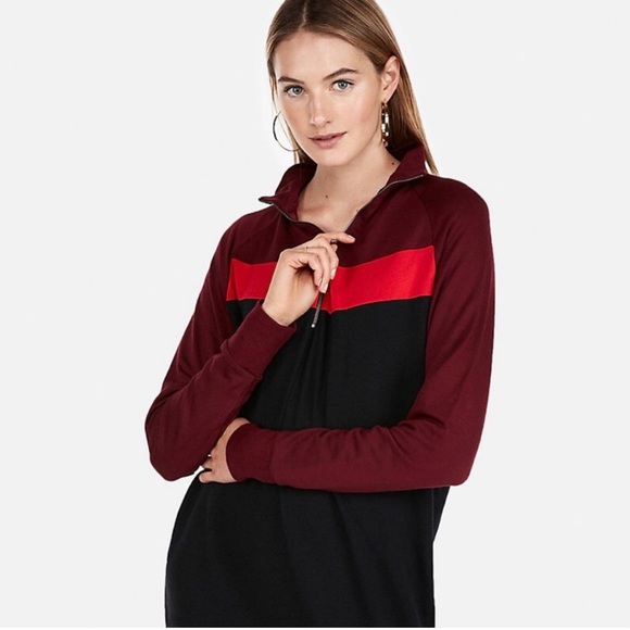 Express Colorblock Dress - Picture 2 of 8